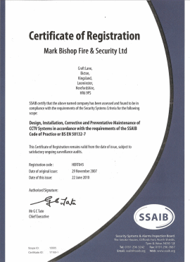 CCTV Cert